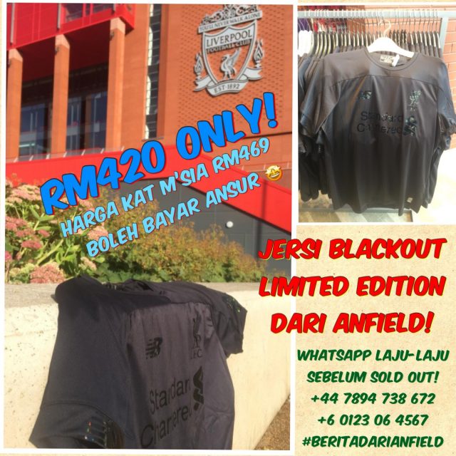 Tempah Jersi Blackout 19/20 Dari Anfield!
