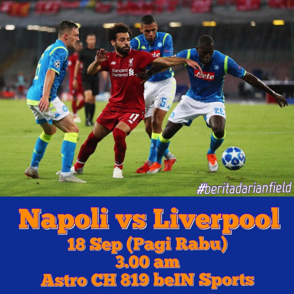 Matchday 1 UCL 19/20 - Napoli vs Liverpool